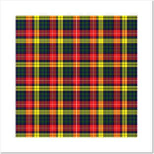 Buchanan Modern Plaid Tartan Scottish Posters and Art